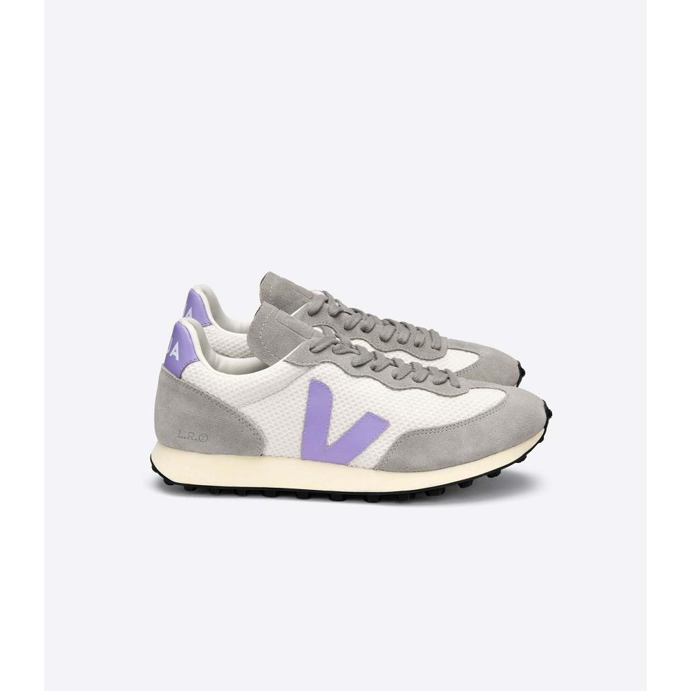 Women\'s Veja RIO BRANCO HEXAMESH Running Shoes Grey/Purple | SG 425RVD